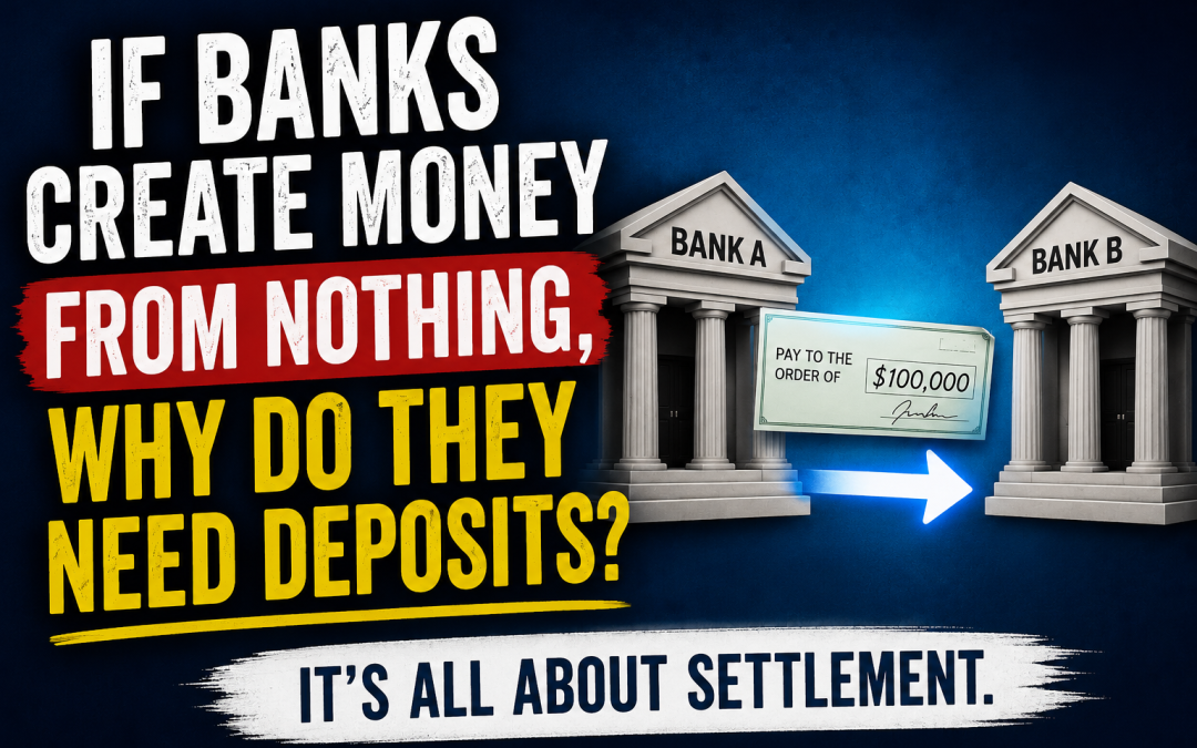 If Banks Create Money From Nothing, Why Do They Need Deposits?